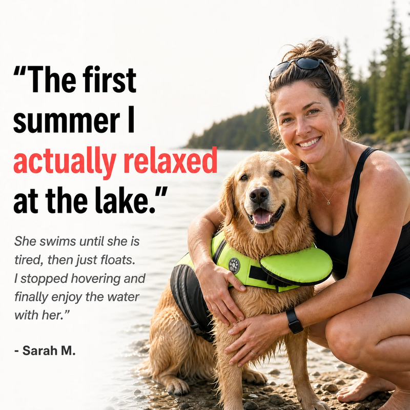 PawPal™ Dog Life Jacket With Chin Support