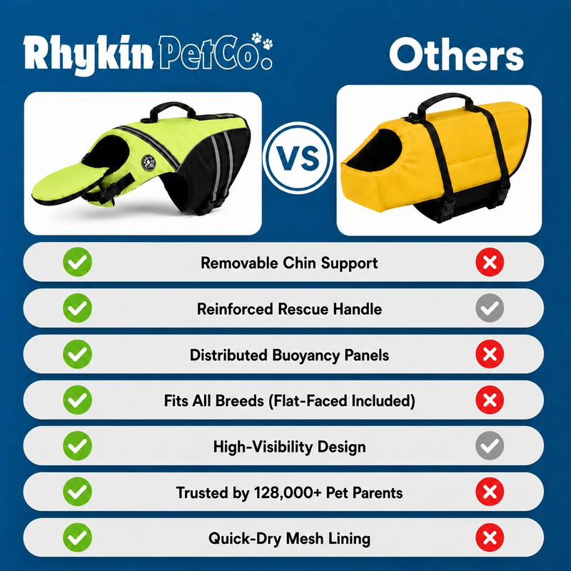 PawPal™ Dog Life Jacket With Chin Support