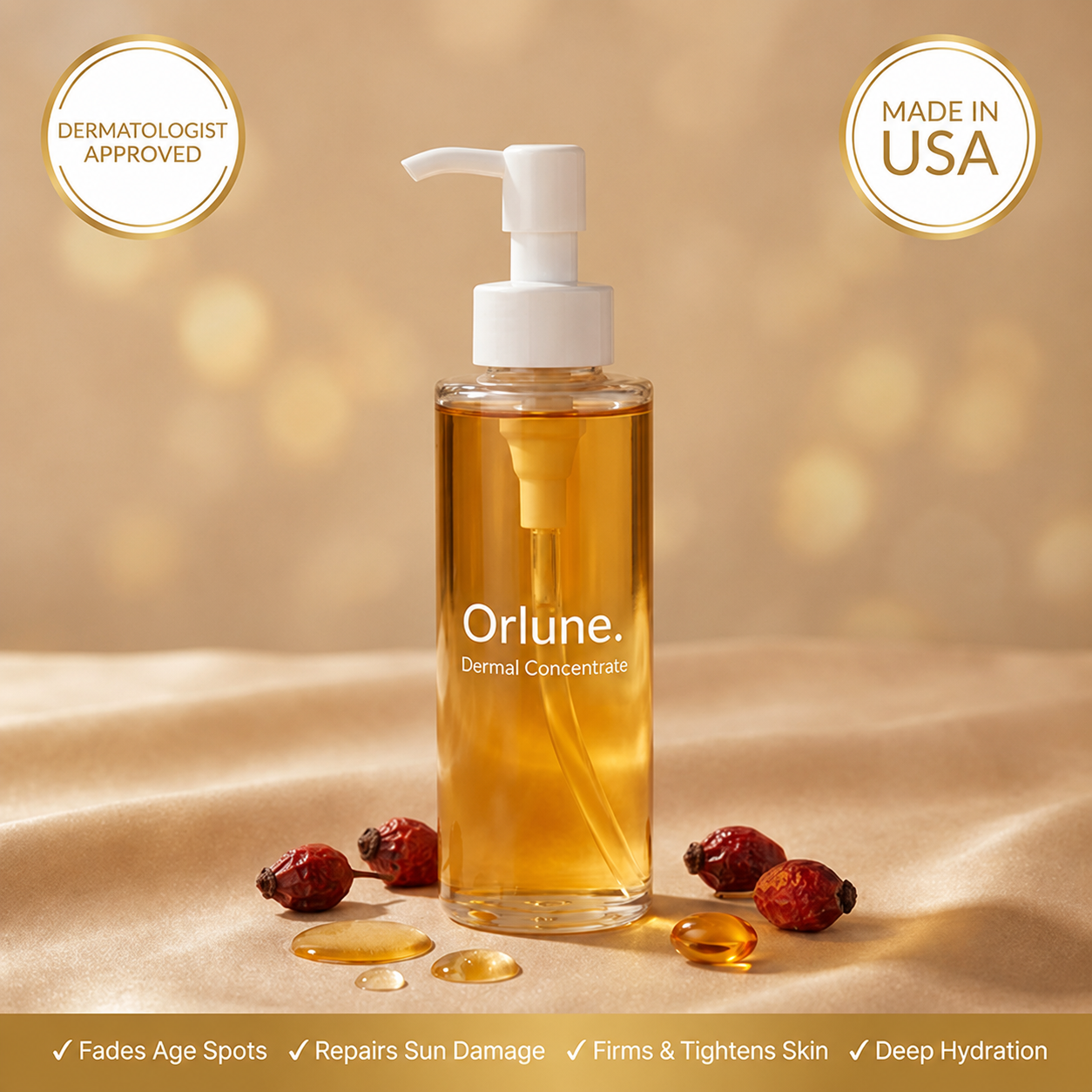ORLUNE SUN DAMAGE REPAIR BODY OIL