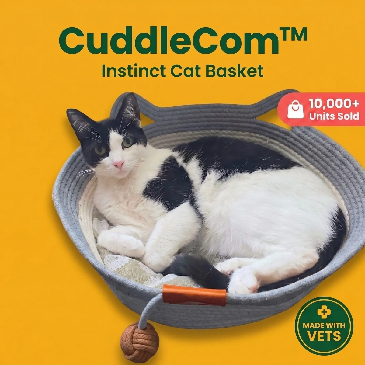 Instinct Basket | Meet the First Research-backed Natural Territory for Indoor Cats