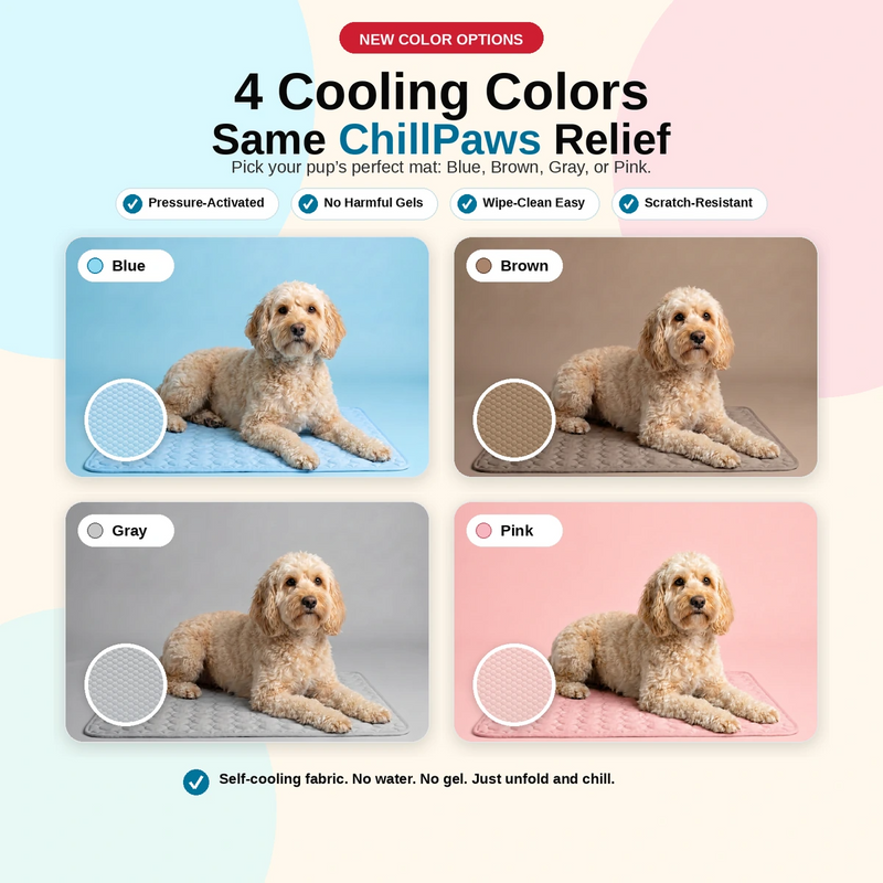 PawPal ChillMat™ — Self-Cooling Mat for Dogs